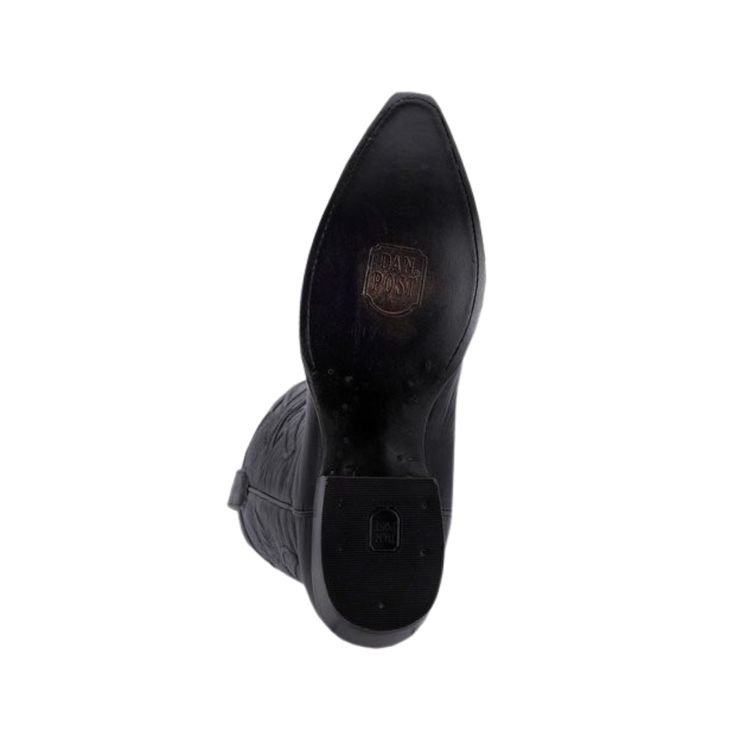 Dan Post Men's Bexar Snip Toe Black Boots