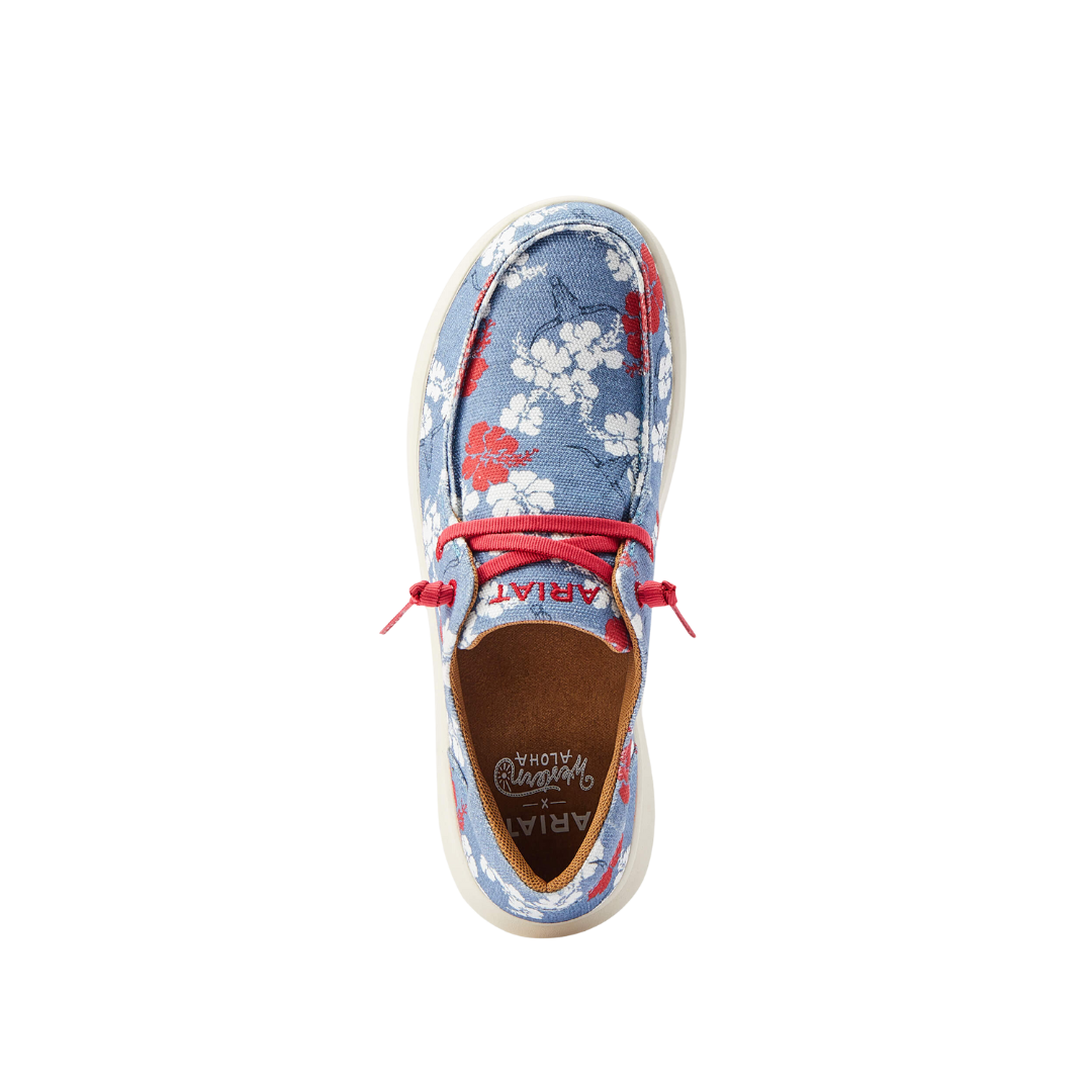 Ariat Women's Hilo Aloha Pareau Print Blue Shoes