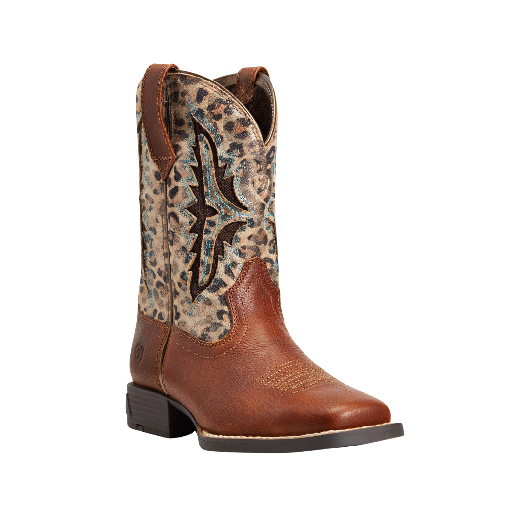 Ariat Toddler Girl's Youth Koel Leopard Western Multicolor Boots