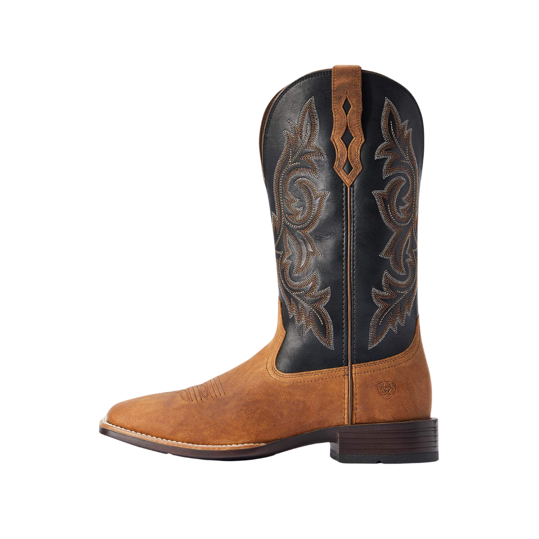 Ariat Men's Drover Ultra Sorrel Crunch & Black Boots