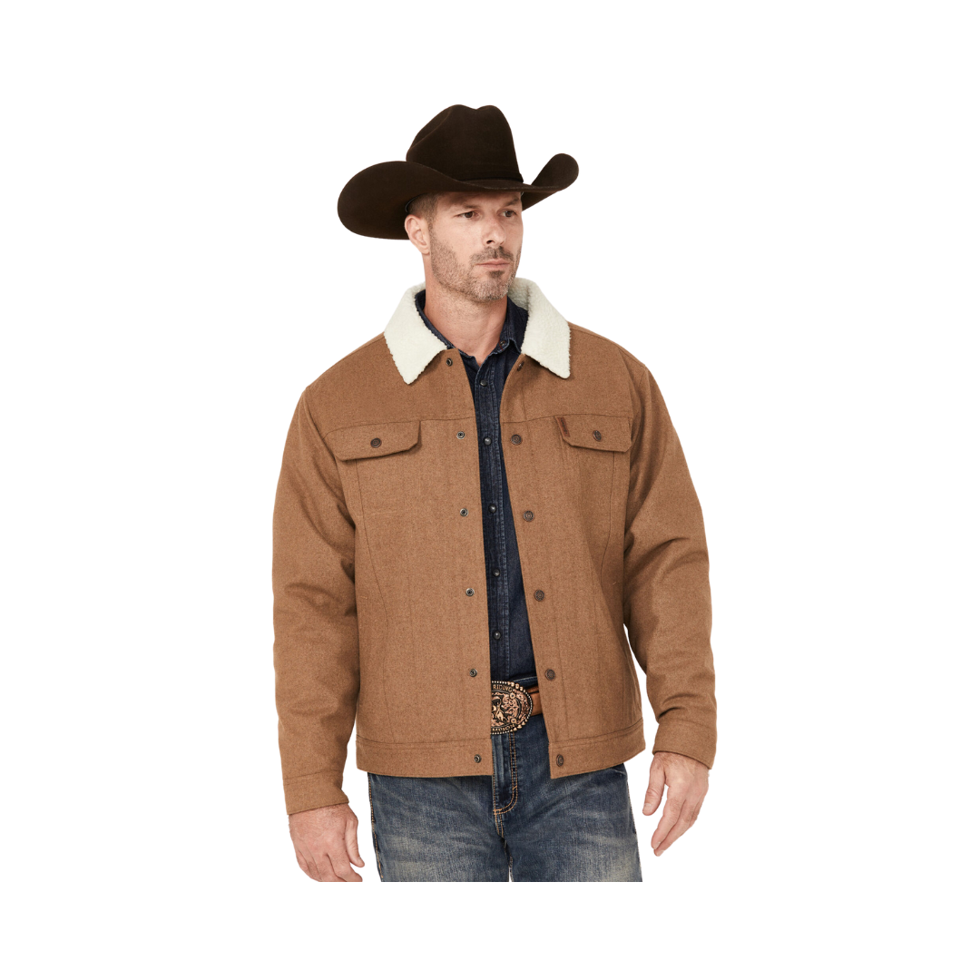Cinch Men's Wool Sherpa Lined Concealed Carry Jacket