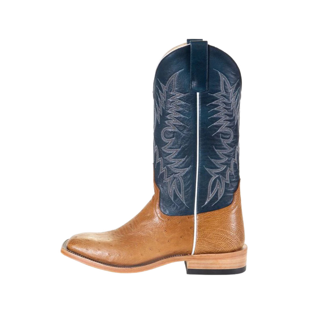Horse Power Men's Antique Saddle Smooth Blue Boots