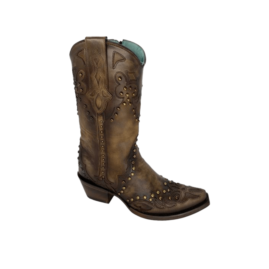 Corral Women's Maple Overlay Studded Western Boots