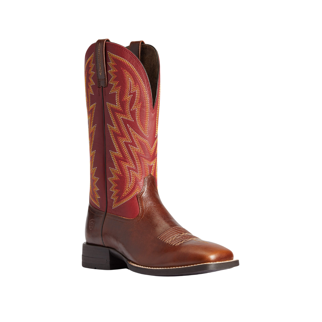 Ariat Men's Crest Macaw Red Dynamic Performance Boots