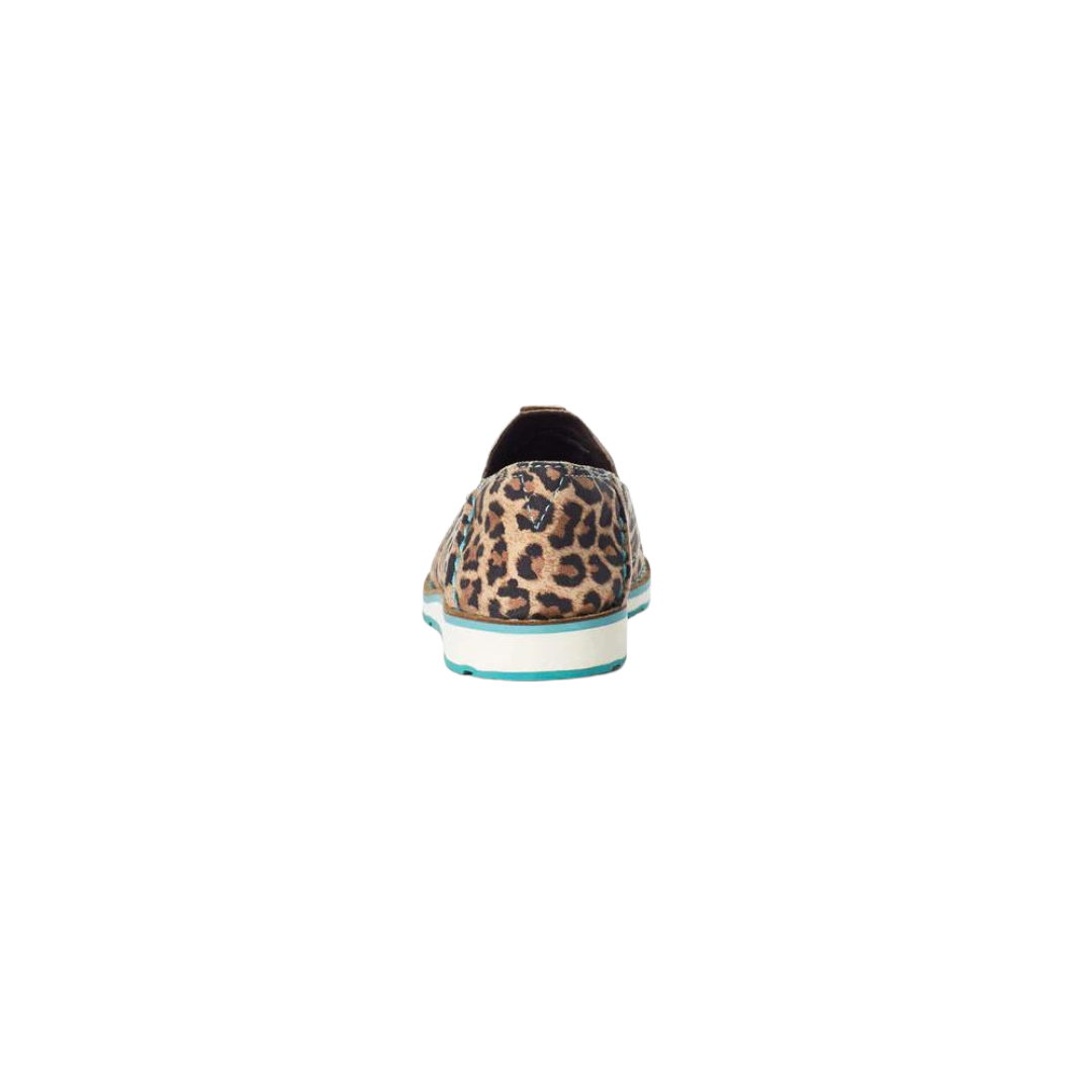 Ariat Youth Girl's Cheetah Cruisers Turquoise Shoes