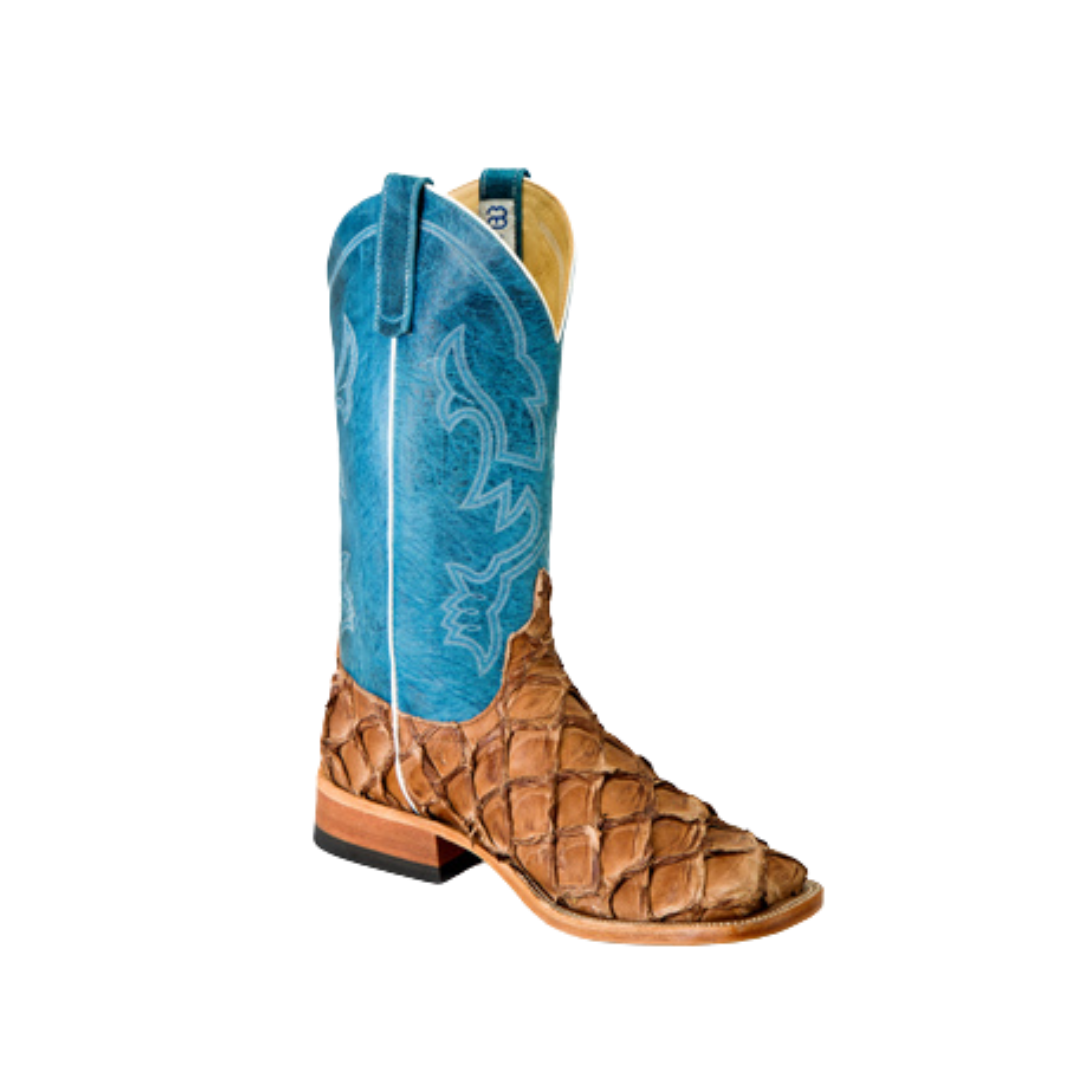 Anderson Bean Men's Pirarucu Blue Boots