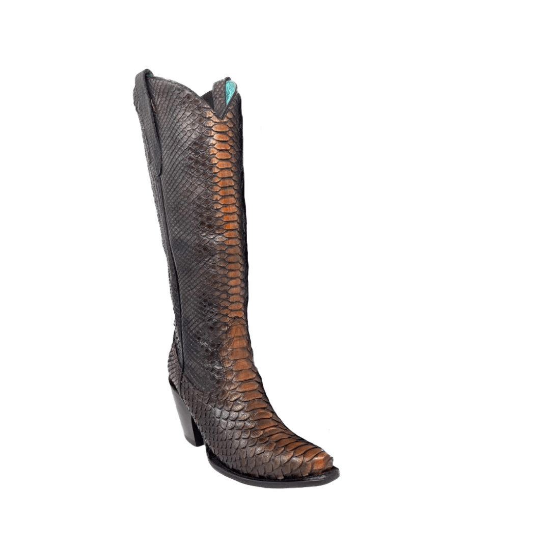 Corral Boots Women's Black Python Tall Boots