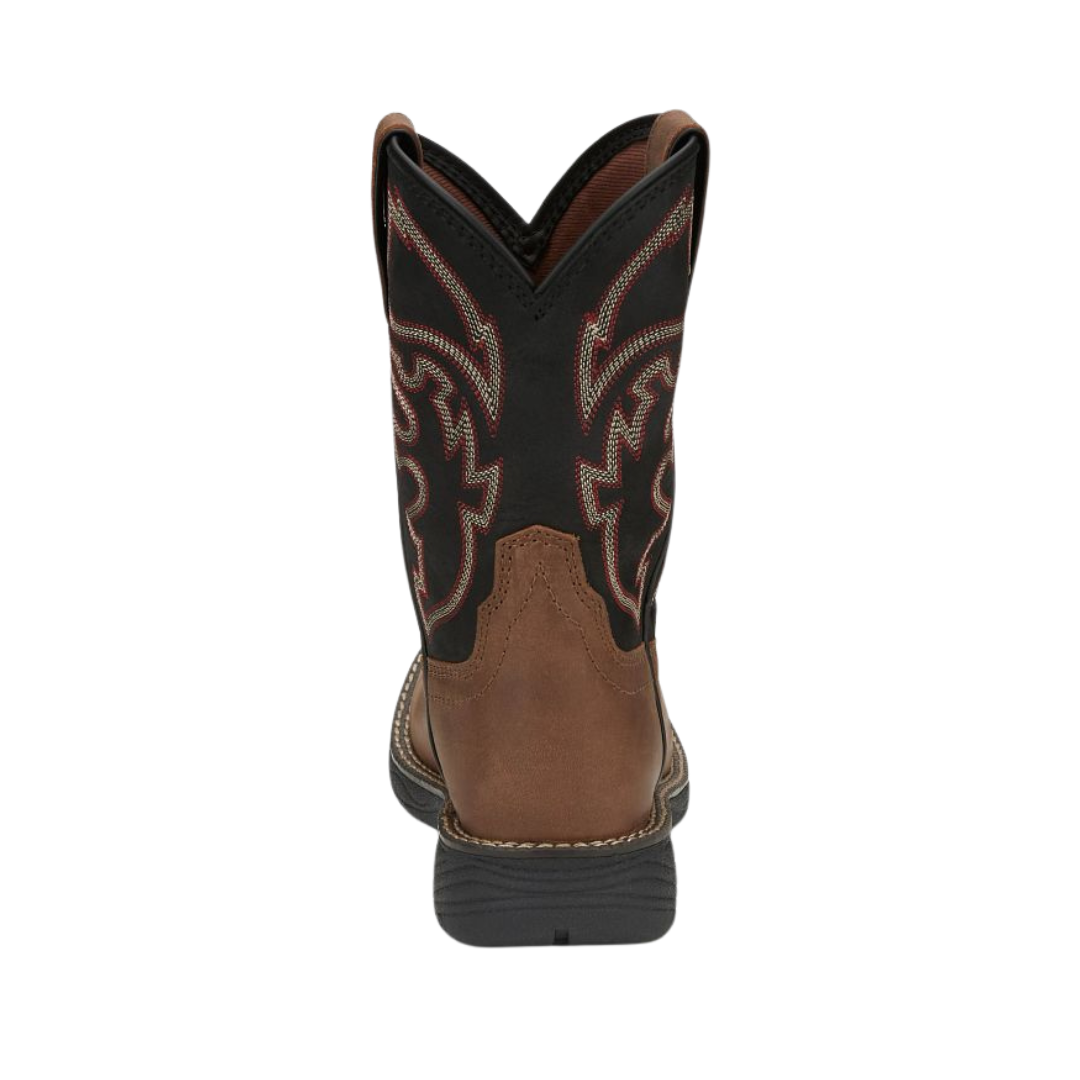 Justin Youth Boy's Rush Junior Brown Boots
