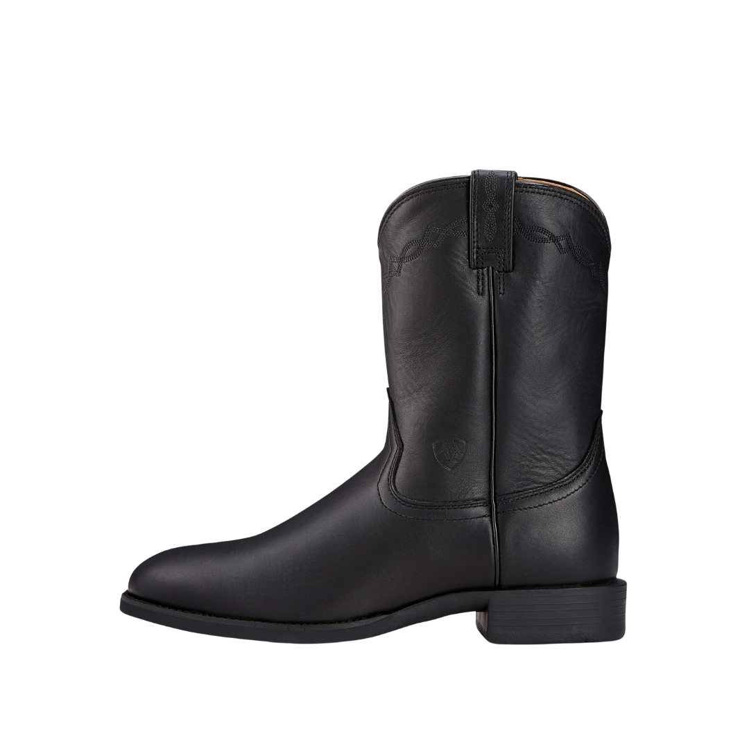 Ariat Men's Heritage Roper Western Black Boots Quality Western Style