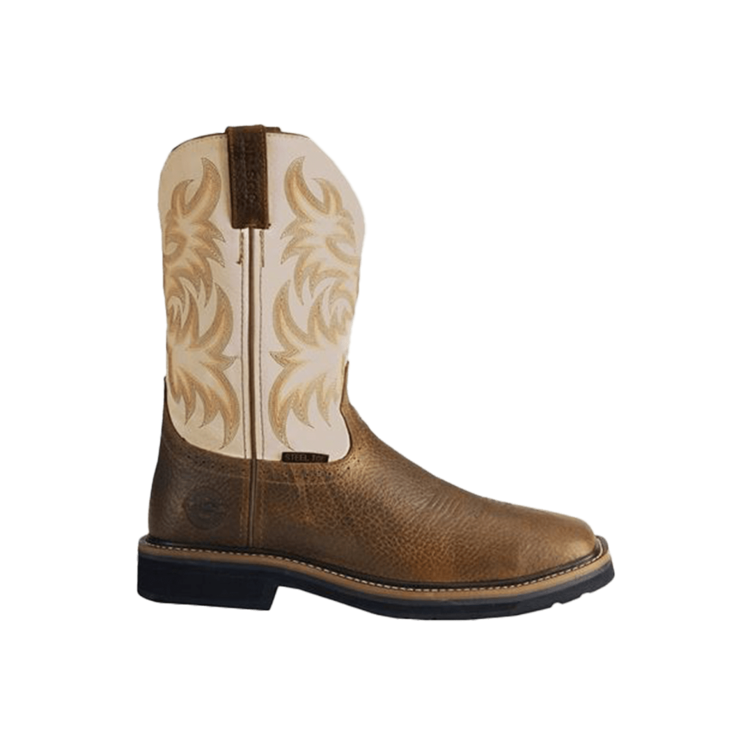 Justin Men's Driller Copper Kettler Dark Brown Boots