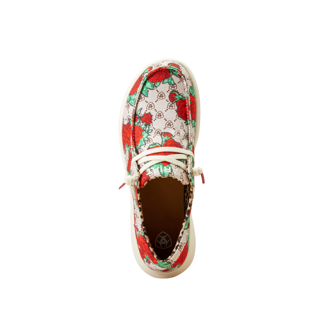 Ariat Women's Hilo Rose Logo Multicolor Shoe