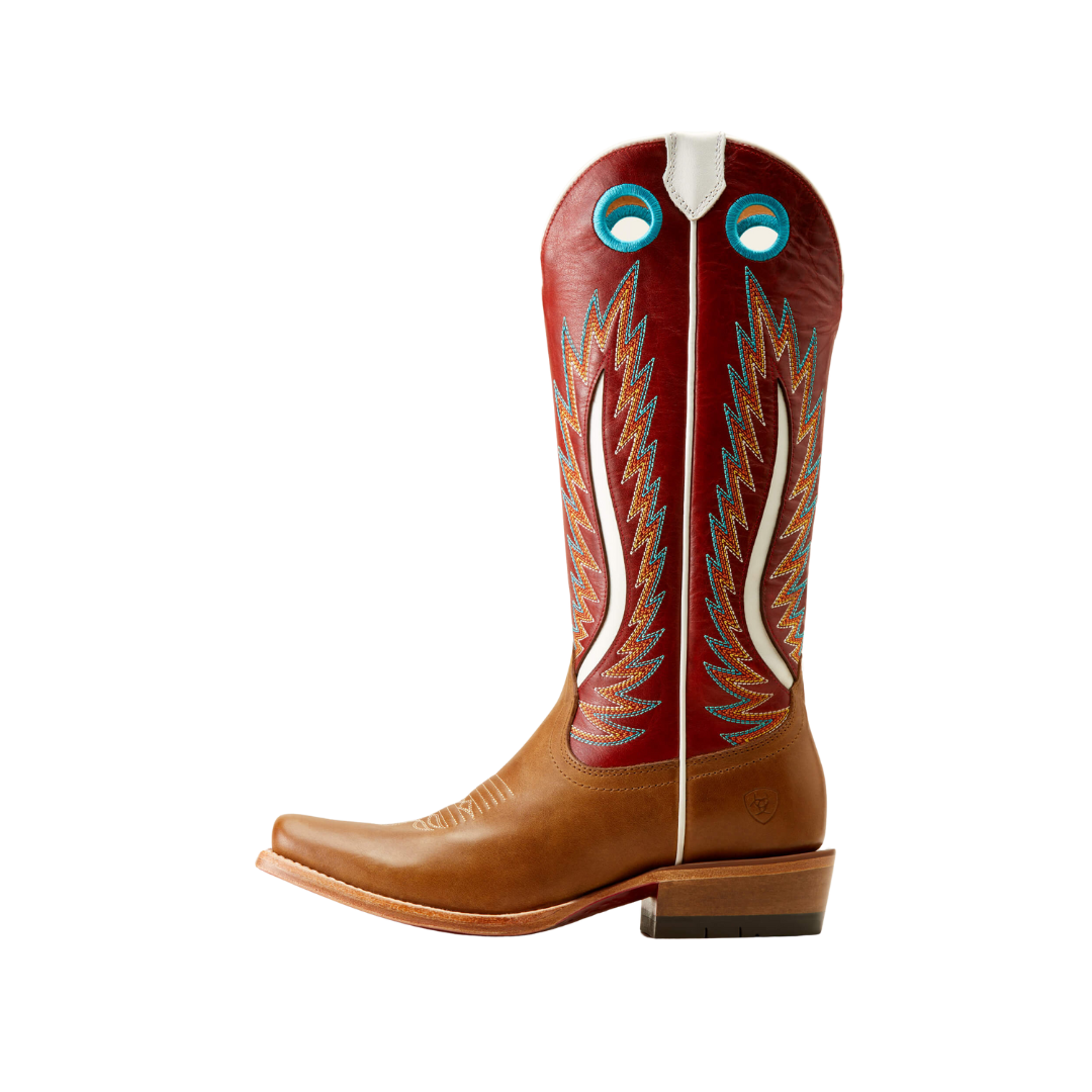 Ariat Women's Futuriry Fort Worth Roughout Red Boot