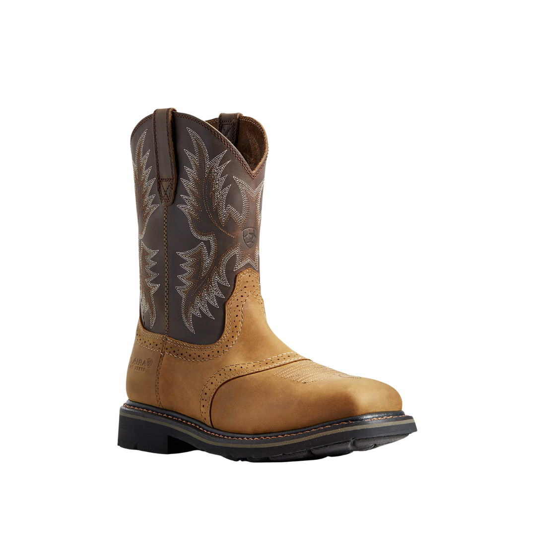 Ariat Men's Sierra Wide Steel Toe Work Aged Bark Boots