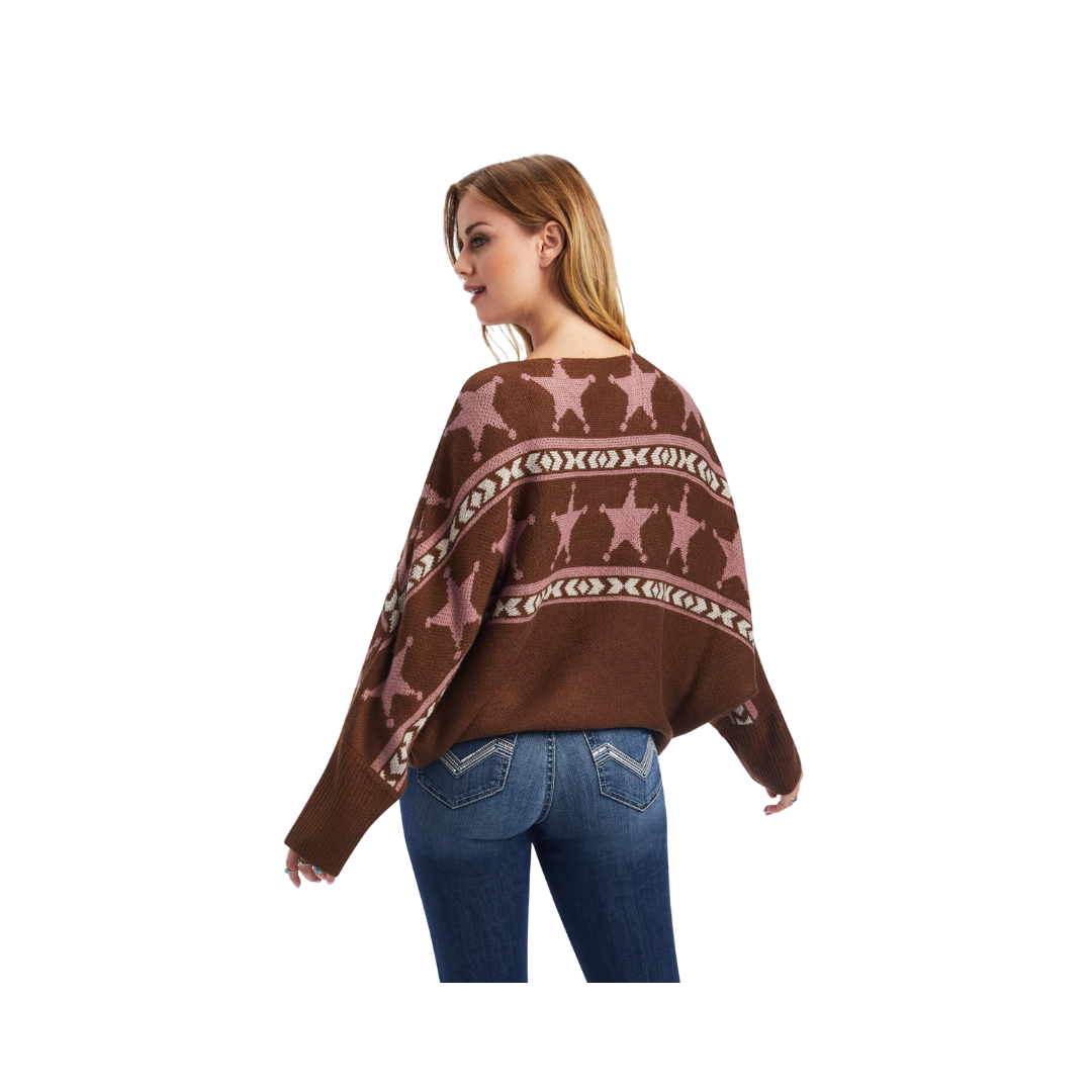 Ariat Women's Lawless  Fondue Fudge Sweater
