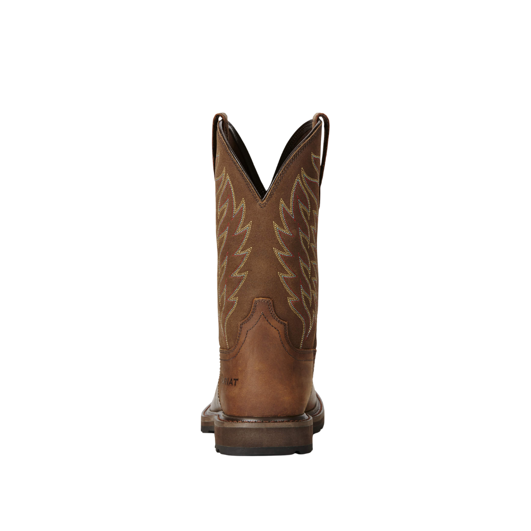 Ariat Men's Groundbreaker Steel Toe Work Brown Boots