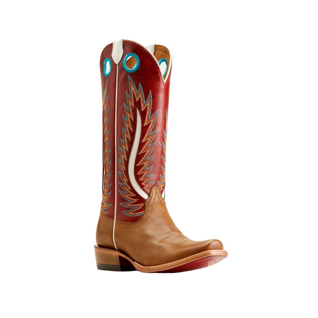 Ariat Women's Futuriry Fort Worth Roughout Red Boot