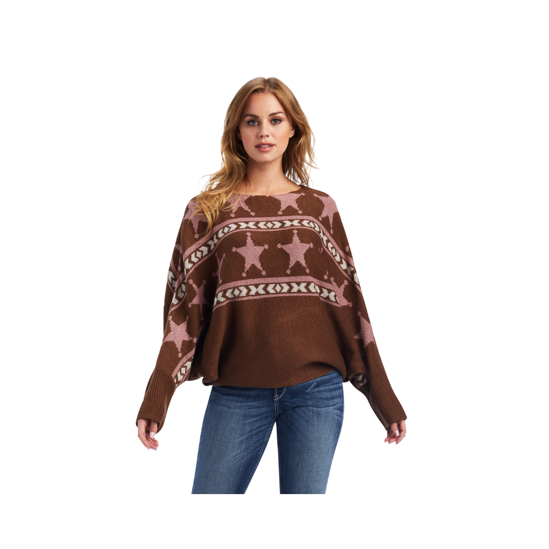 Ariat Women's Lawless  Fondue Fudge Sweater