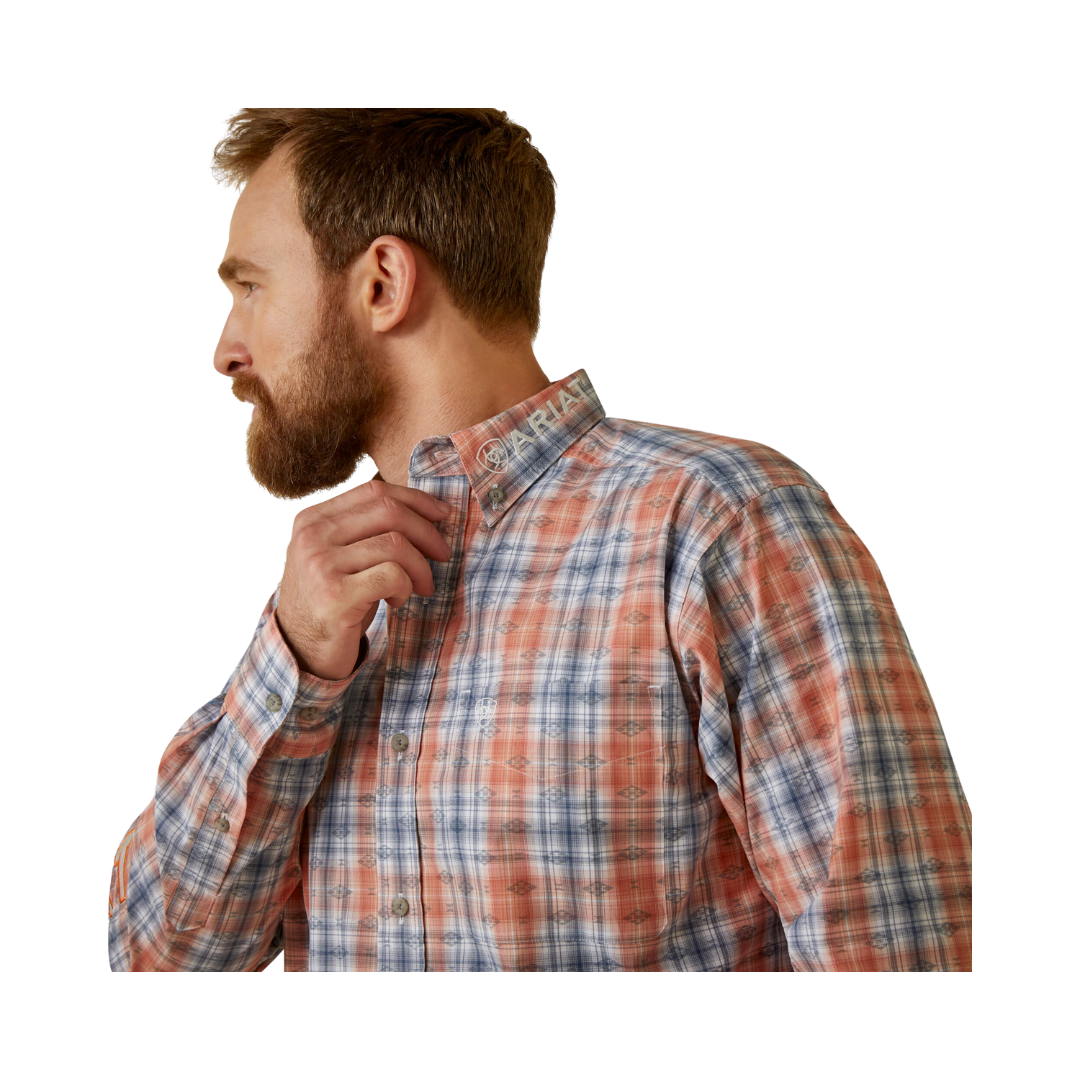 Ariat Men's Casual Series Team Orange Shirt