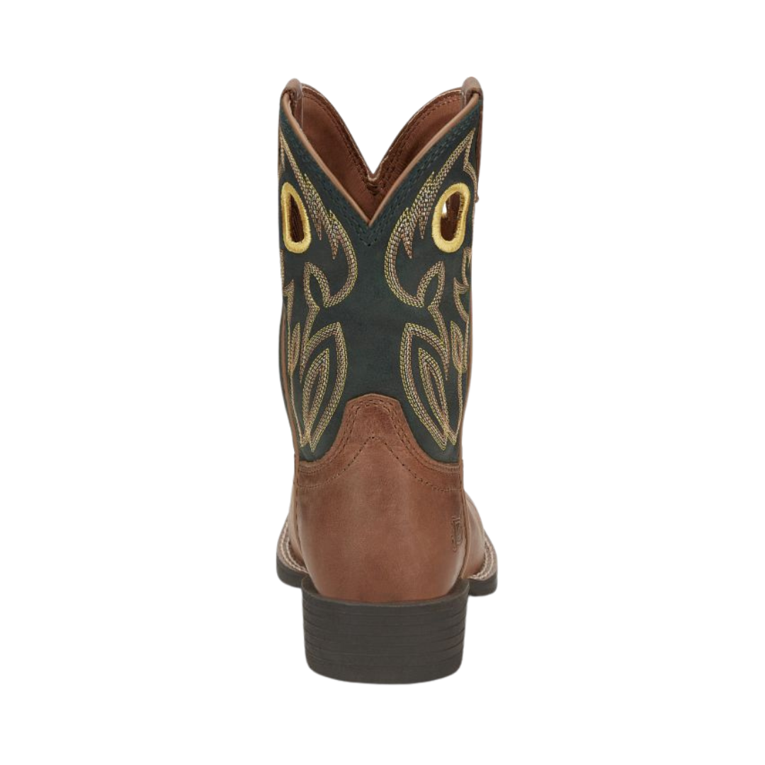 Justin Youth Boy's Bowline Junior Brown Boots