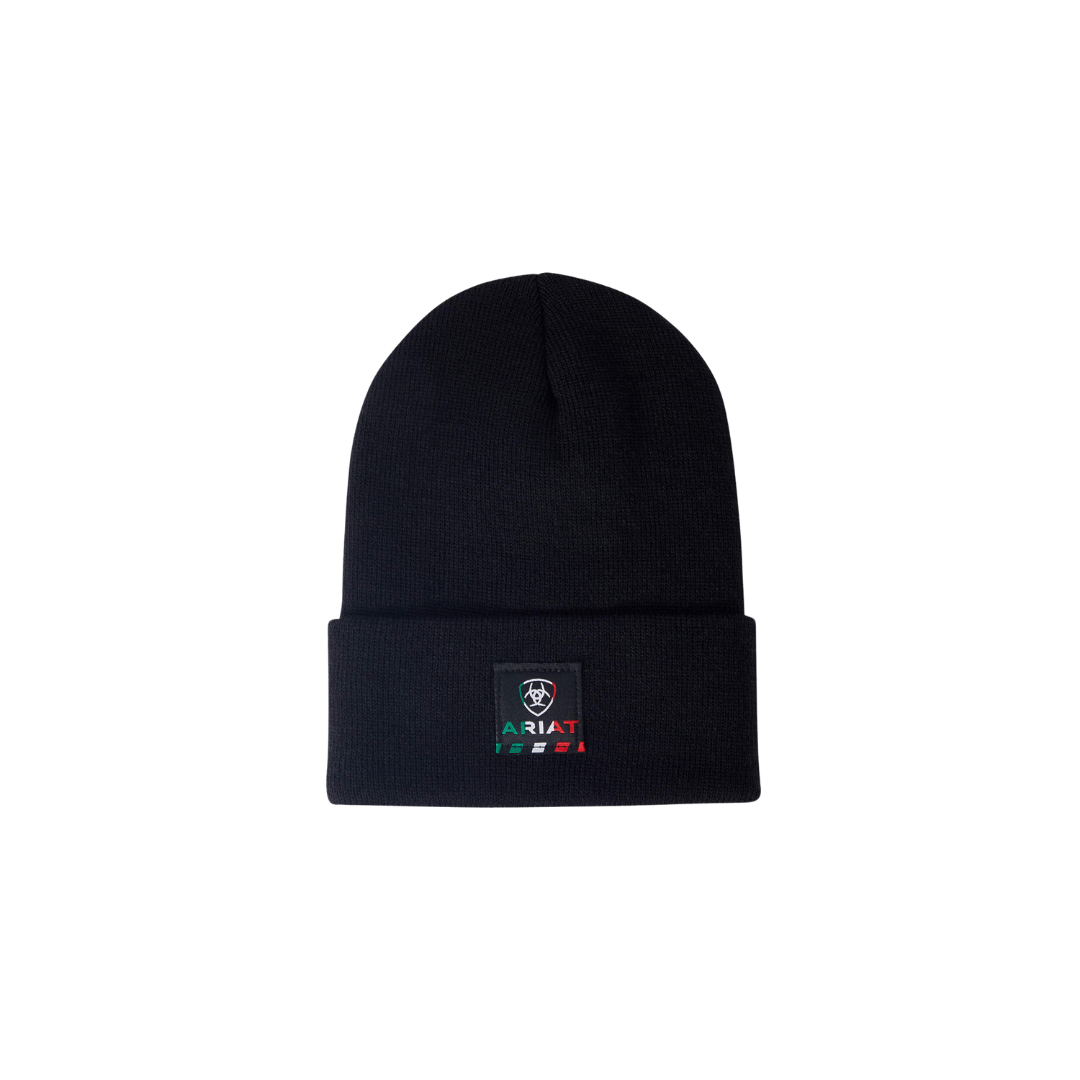 Ariat Men's Rebar Mexican Flag Patch Beanie