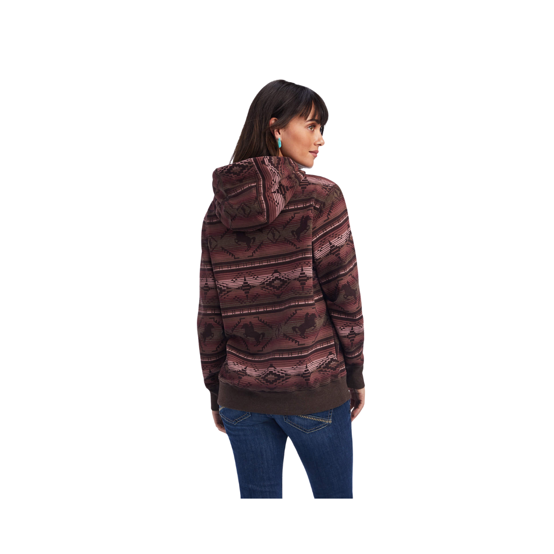 Ariat Women's REAL Allover Print Hoodie