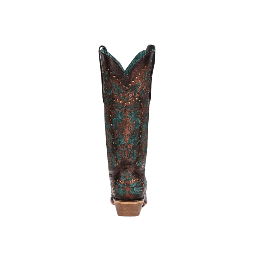 Corral Women's Copper Embroidery And Studs Boots