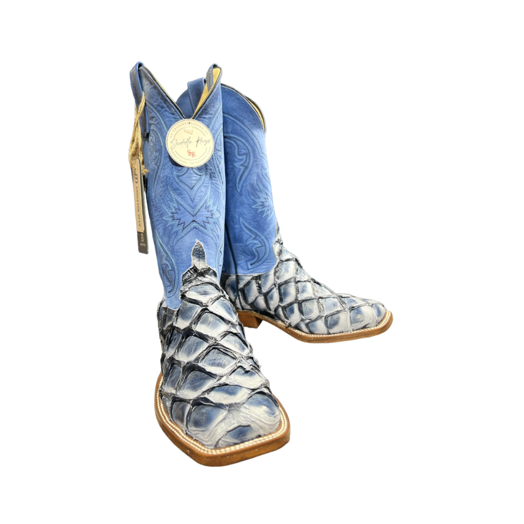 Blue Barcelona Boots: Anderson Bean Men’s Bass Boot