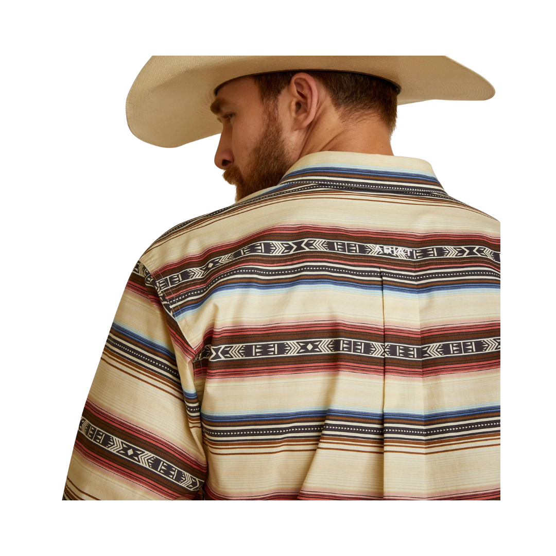 Ariat Men's Sand Team Darren Fitted Button Down Shirt