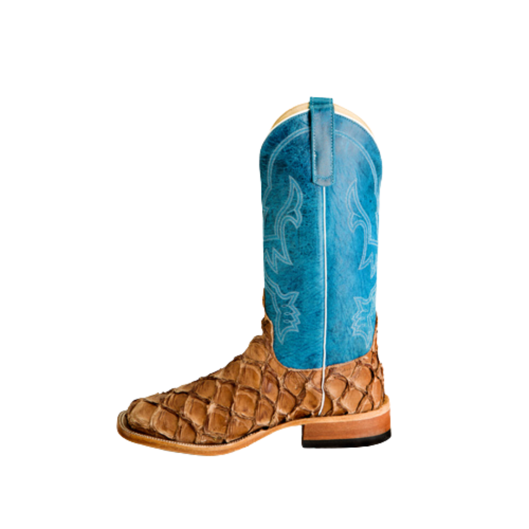Anderson Bean Men's Pirarucu Blue Boots
