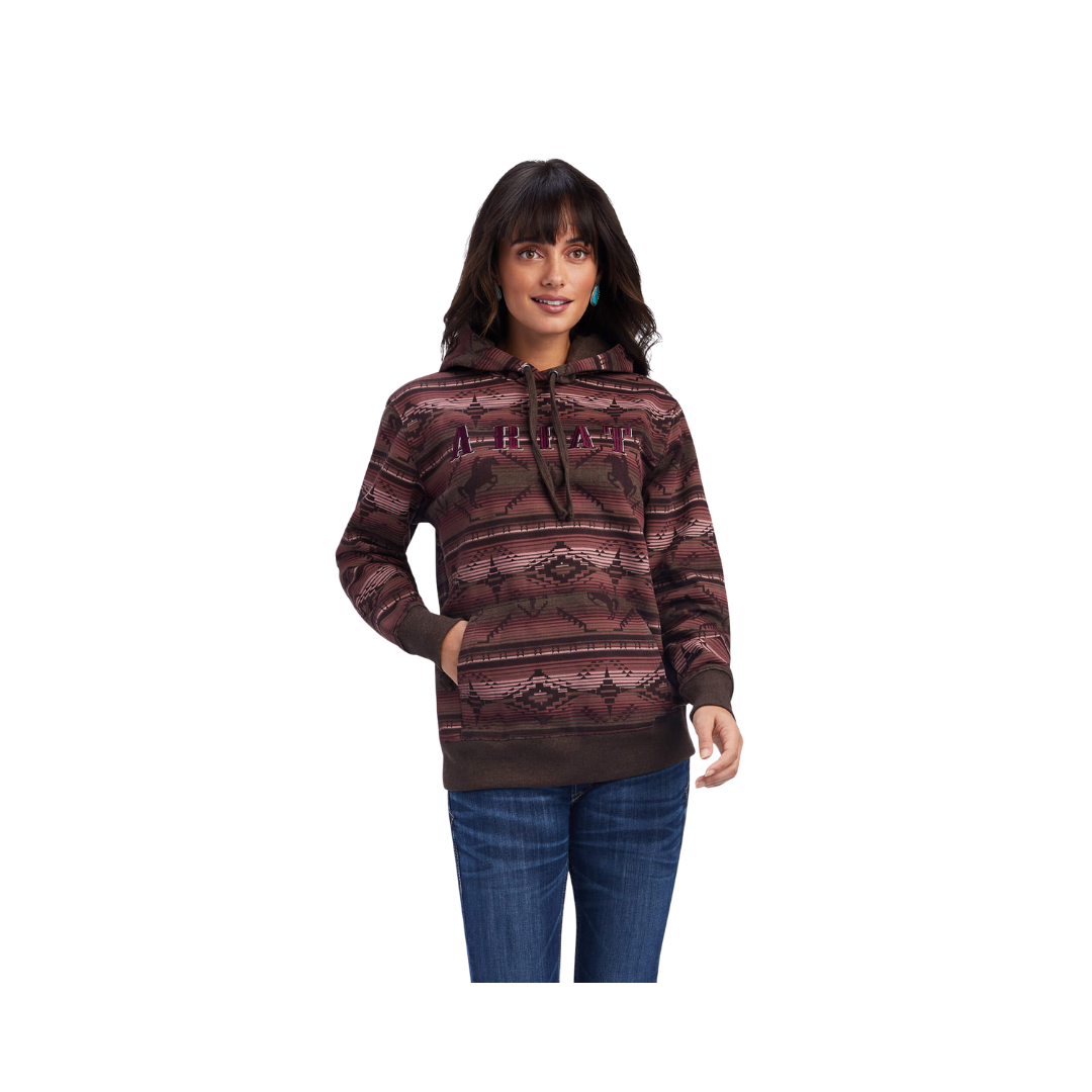 Ariat Women's REAL Allover Print Hoodie