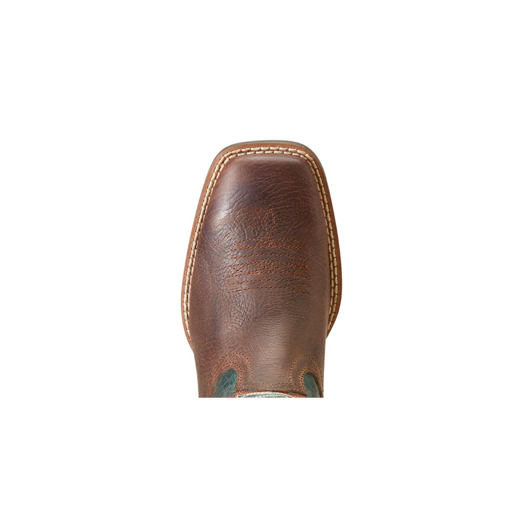 Ariat Youth Boy's Wilder Western Hat Box Brown Boots