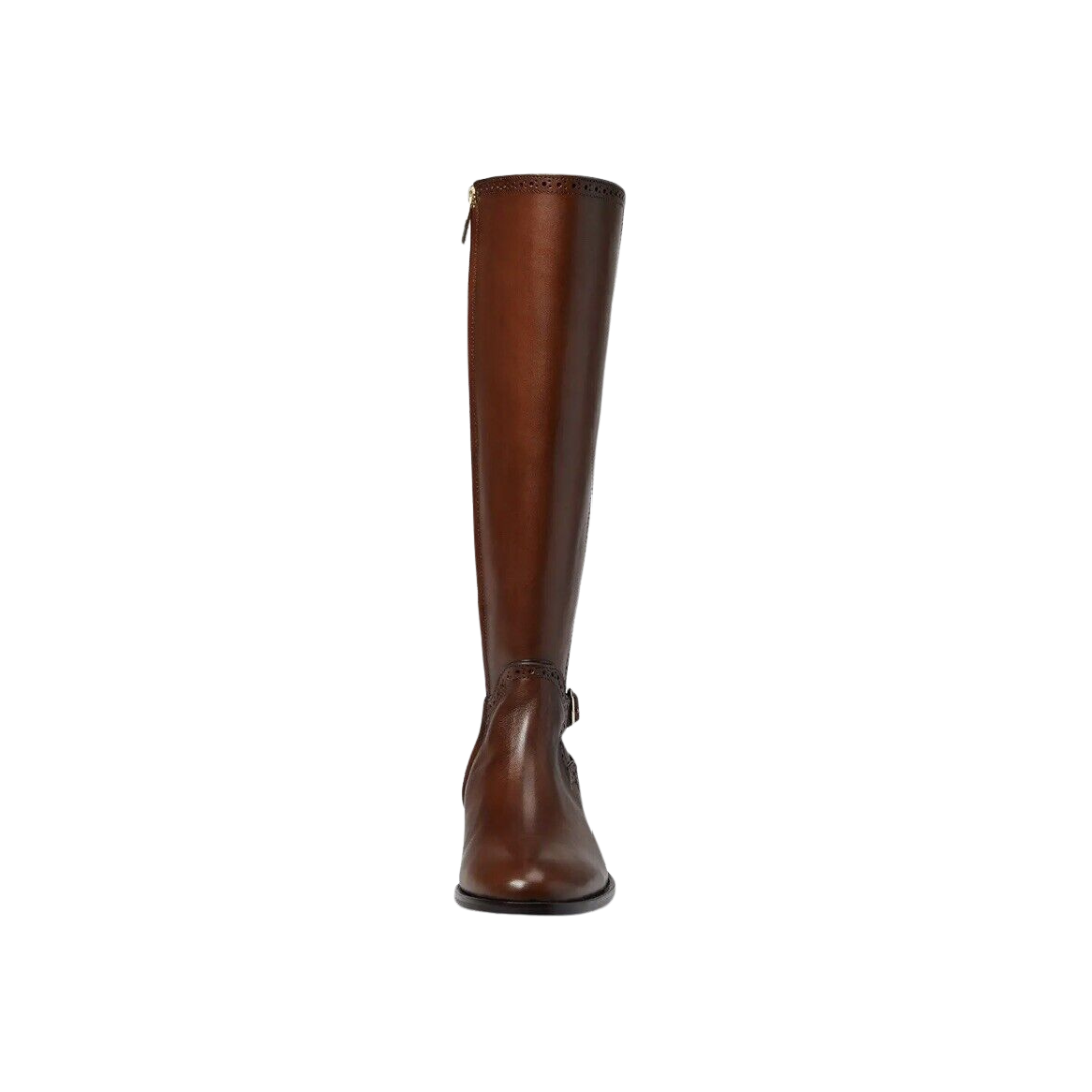 Cuadra Women's Honey Leather High Brown Boots