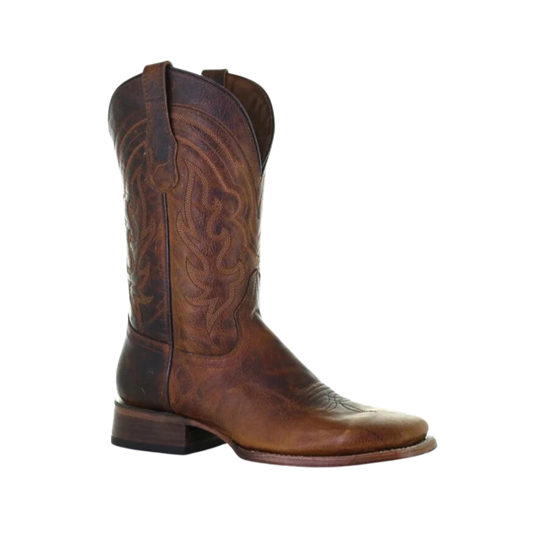 Corral Boots Men’s Brown Wide Square Toe Boots