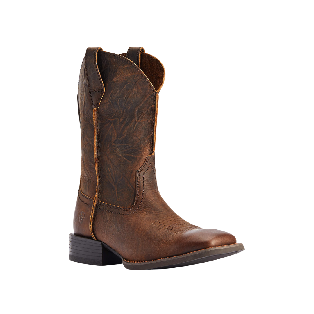 Stivali Da Cowboy ARIAT Sport Outdoor – Pelle Marrone Invecchiato – Punta Larga 11.5 Wide