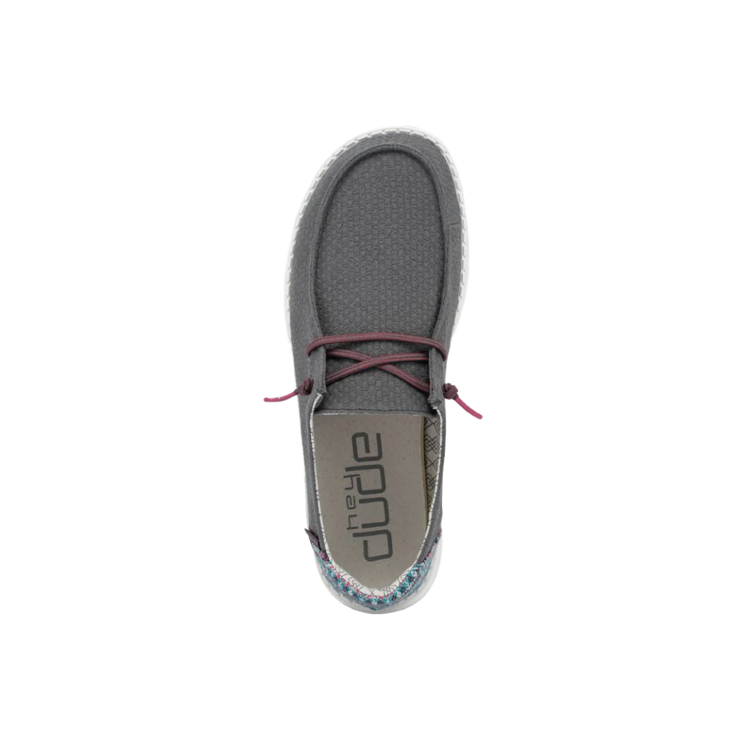 Hey Dude Women's Wendy Slip On Grey Shoe