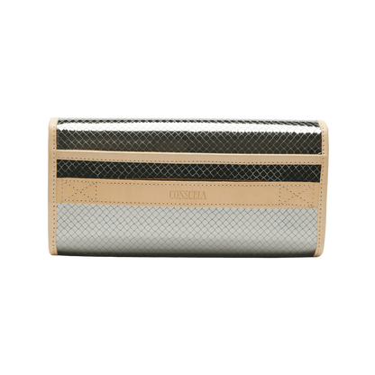Consuela's Women's Stepped Grey Clutch