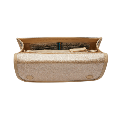 Consuela's Women's Stepped Grey Clutch
