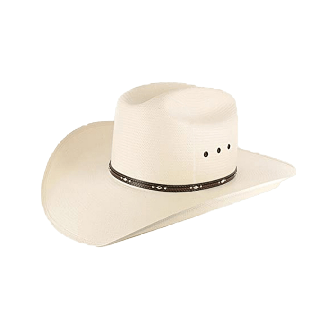 Resistol Hats 10x Kingman White Narrow Straw Hat