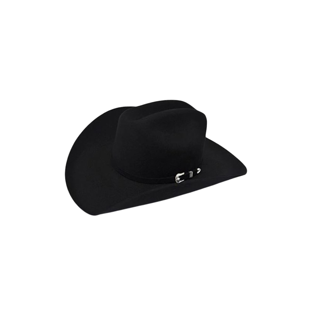 Stetson 3x Oak Ridge Black Wool Felt Hat Quality Western Style