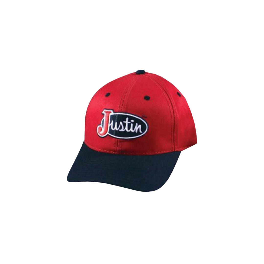 Milano Hats Red Logo Embroidered Justin Cap