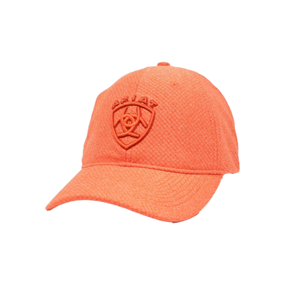 Ariat M&amp;F Orange Logo Embroidered Cap