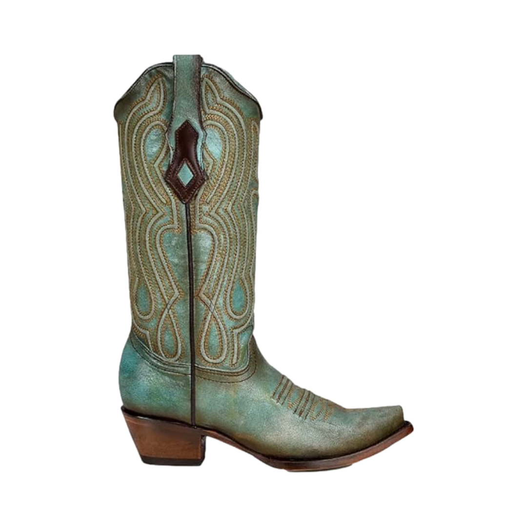 Corral Boots Ladies Turquoise Embroidered Boots