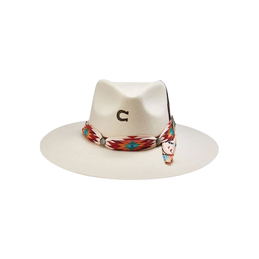 Charlie 1 Horse Women's Navajo Ivory Hat