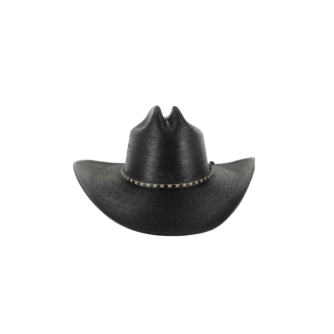 Genuine Black Straw Asphalt Cowboy Hat - Resistol Hats