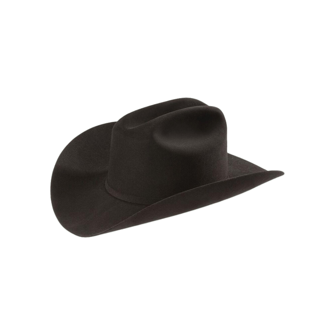 Milano Hats 6X Real Black Felt Hat