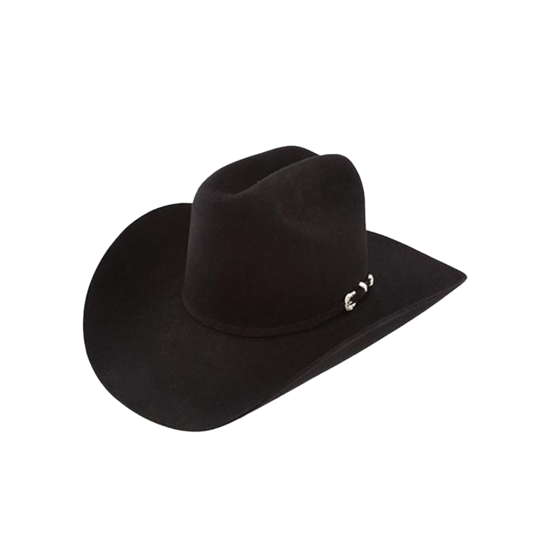 Stetson Hats 5x Lariat Black Fur Felt Hat