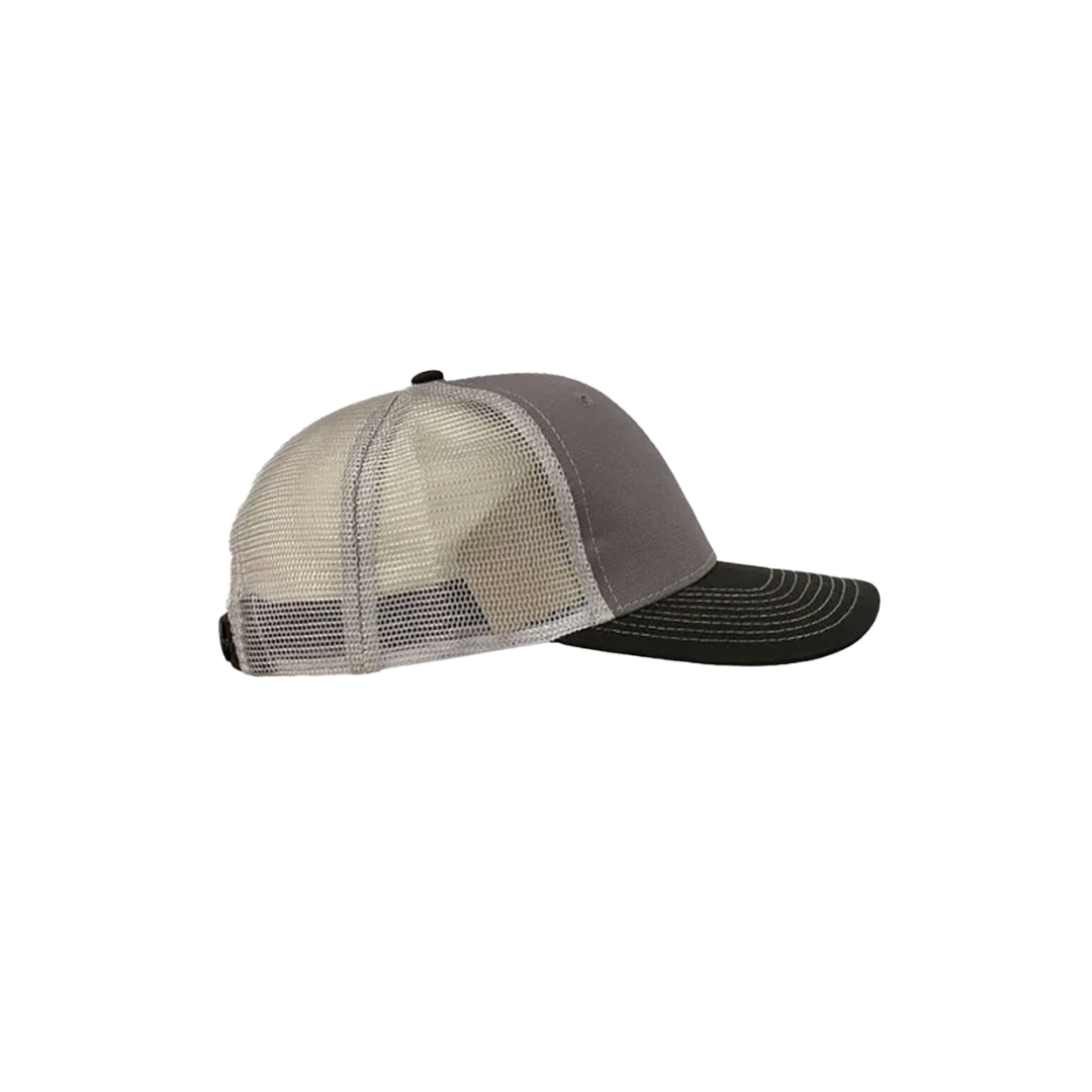 Ariat M&amp;F Grey White Mesh Embroidered Logo Baseball Cap