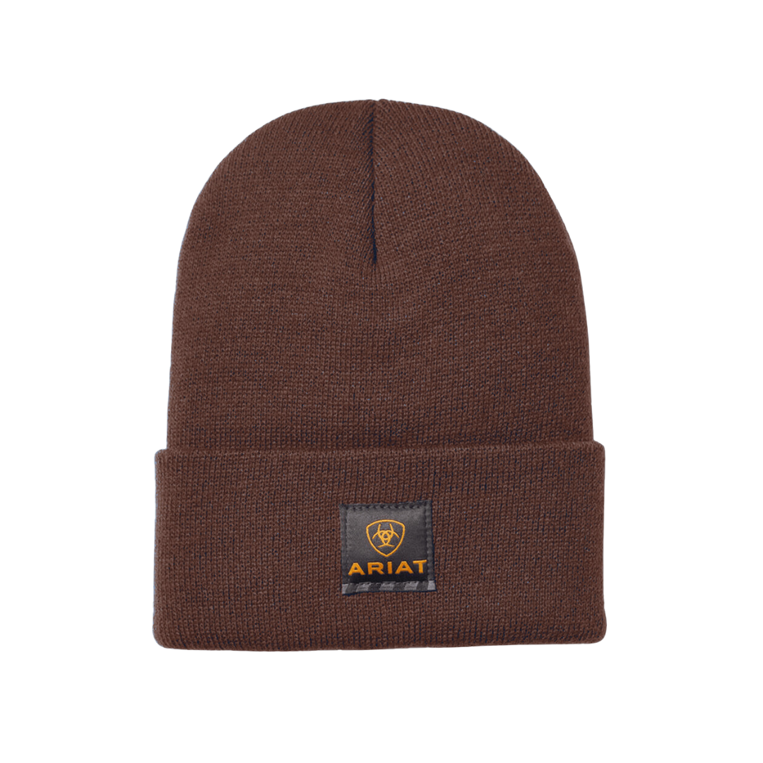 Ariat Brown Rebar Watch Beanies