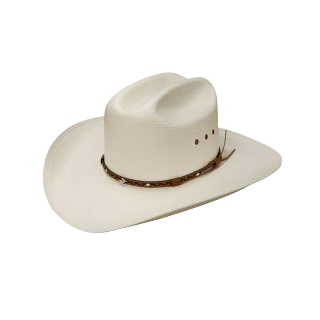 Stetson Hats 8x Ocala White Brown Band Hat