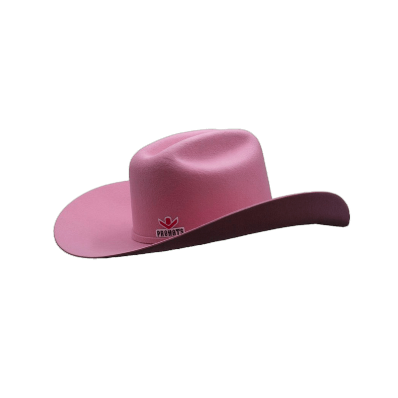 Stetson Woodrow Womens Pinch Front Western Hat Powder Pink M